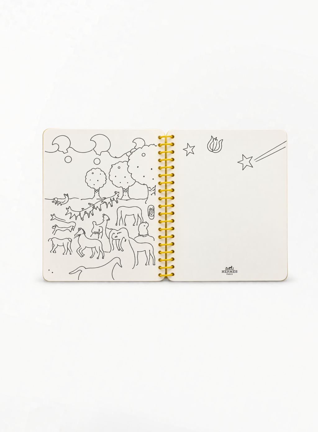 HERMÈS Le Monde d’Hermès Playful Notebook Ultra Limited Edition Yellow