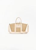 GUERLAIN Limited Edition Cream Woven Tote Bag 29x20x8cm