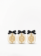 DIPTYQUE Ornament Trio & Scented Notebook White Set 10x15cm