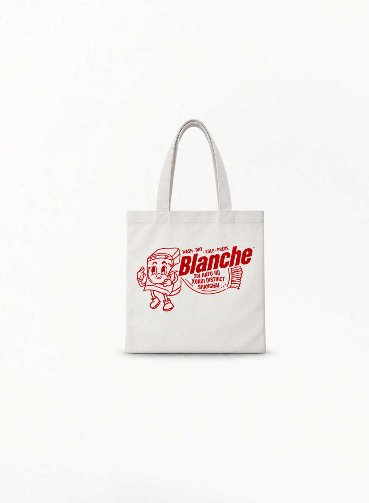 BYREDO Page Blanche ტოუტ-ჩანთა – ლიმიტირებული გამოშვება 39.5x36სმ