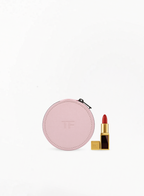 TOM FORD Lipstick 16 Mini Round Pink Cosmetic Bag 8.8×8.8×4.7cm
