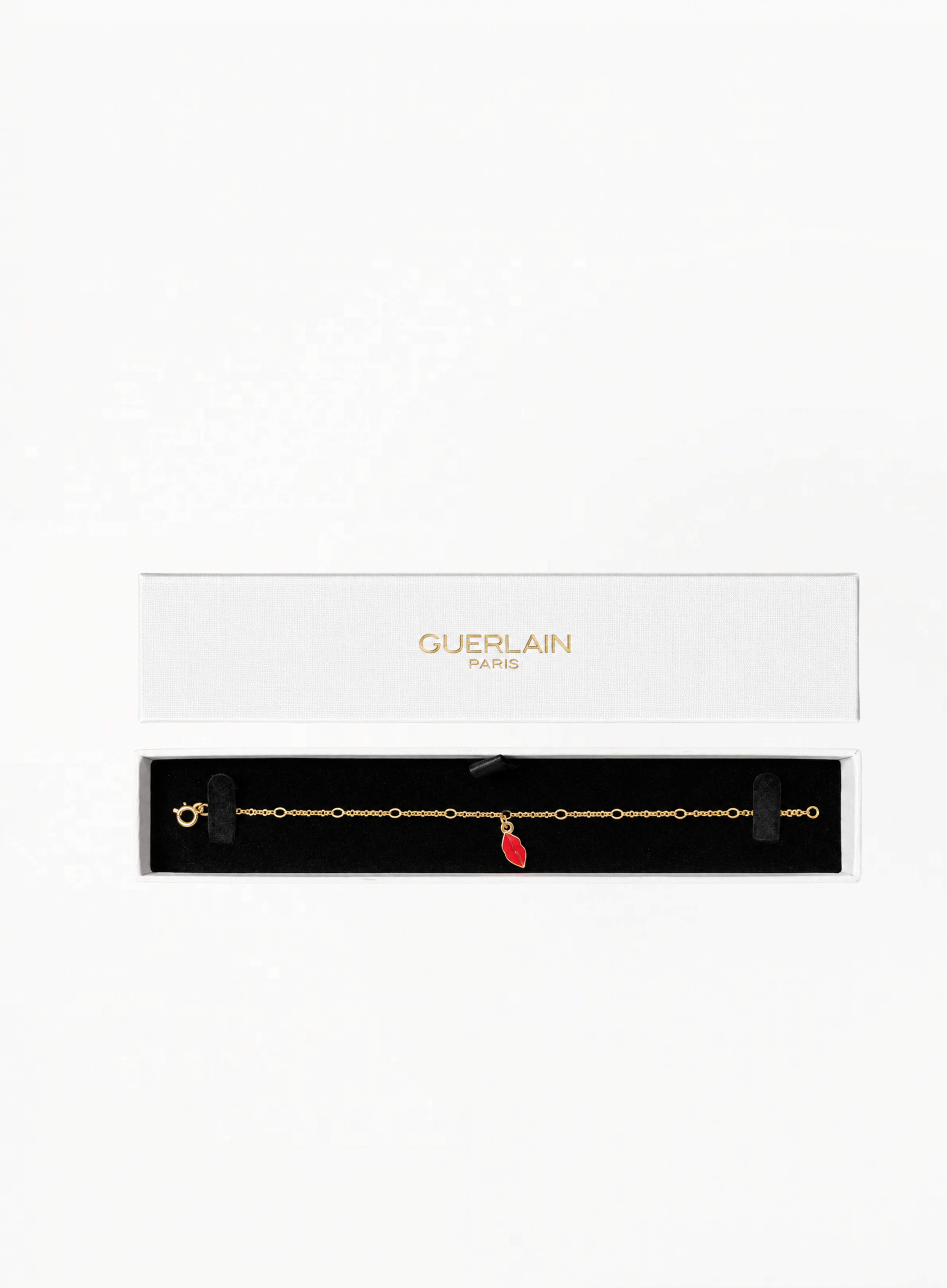 GUERLAIN Lip Charm Bracelet 18K Gold-Plated