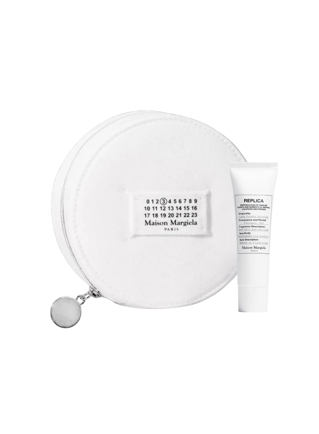 Maison Margiela Cotton Cosmetics Bag 11.5x11.5x5.5cm And Sailing Day Hand Lotion 15ML