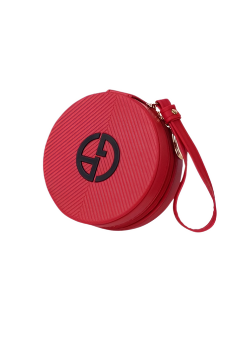 Giorgio Armani Red Cushion Compact Bag Luxury Mini Accessory