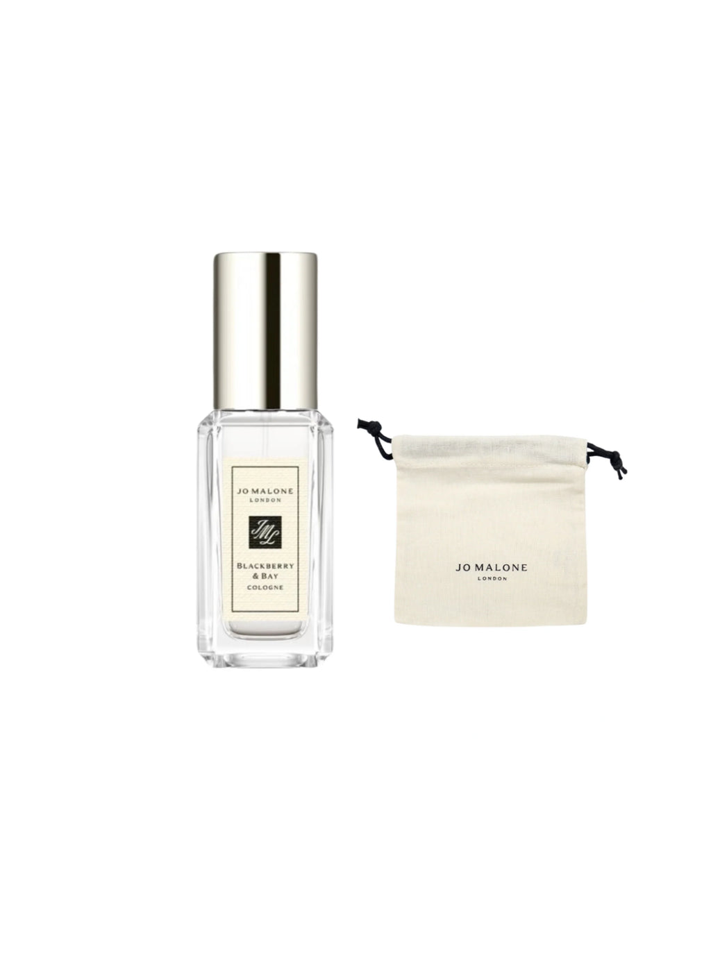 Jo Malone  Black And Cream Color Cosmetics Bag 25x15x7cm And BLACKBERRY & BAY COLOGNE 9ml