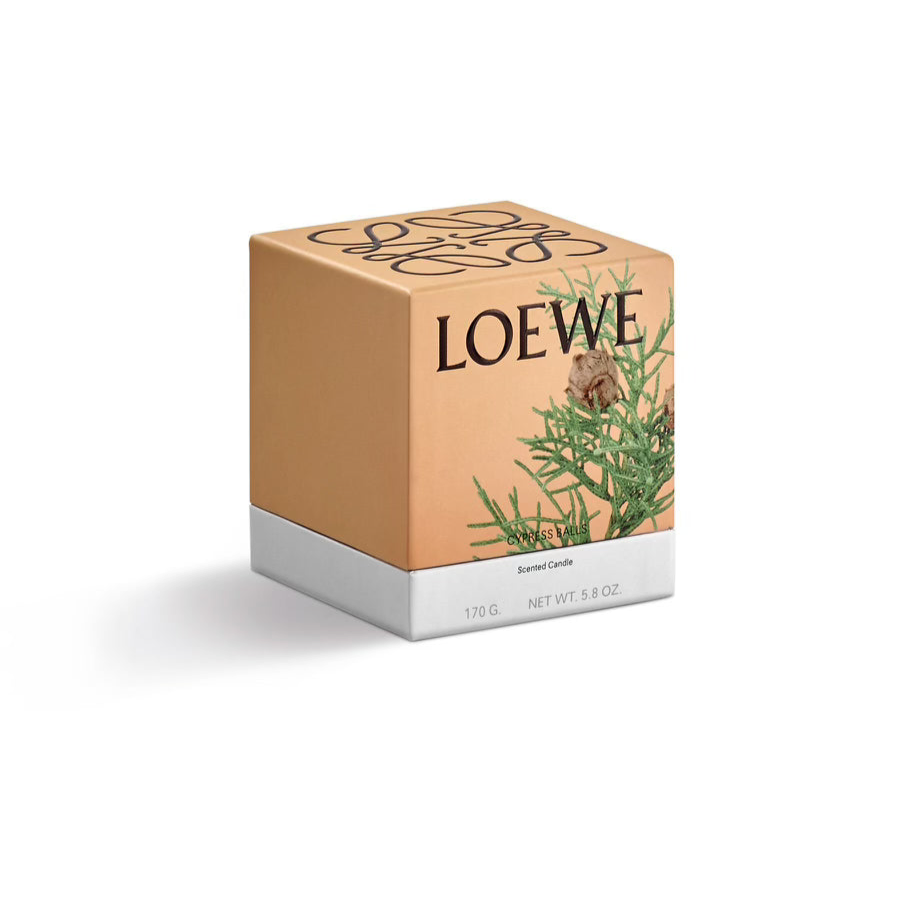 LOEWE სანთელი - კვიპაროსის ბურთები