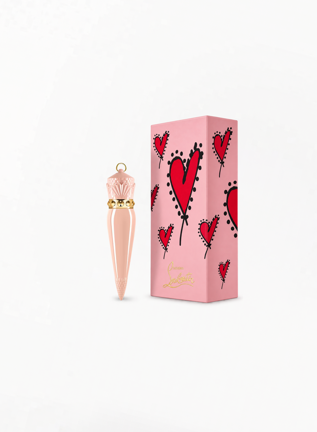 CHRISTIAN LOUBOUTIN Rouge Louboutin SooooO… Glow – Lipstick Refill (Shade 008G) with Pink Case