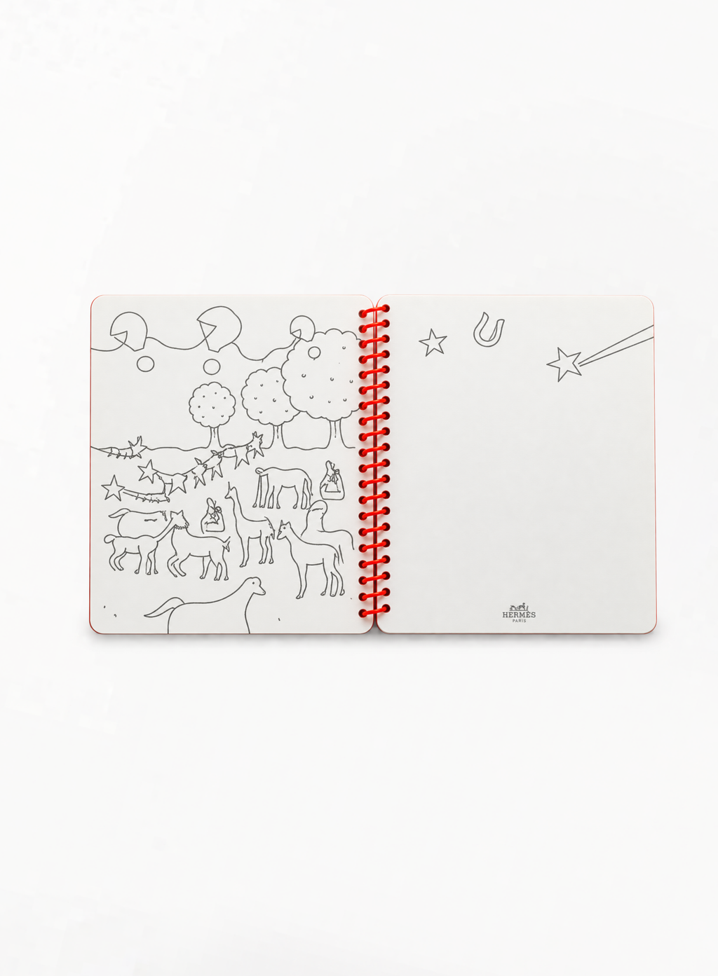 HERMÈS Le Monde d’Hermès Playful ბლოკნოტი – შანხაის ედიცია (ულტრა ლიმიტირებული, ნარინჯისფერი)