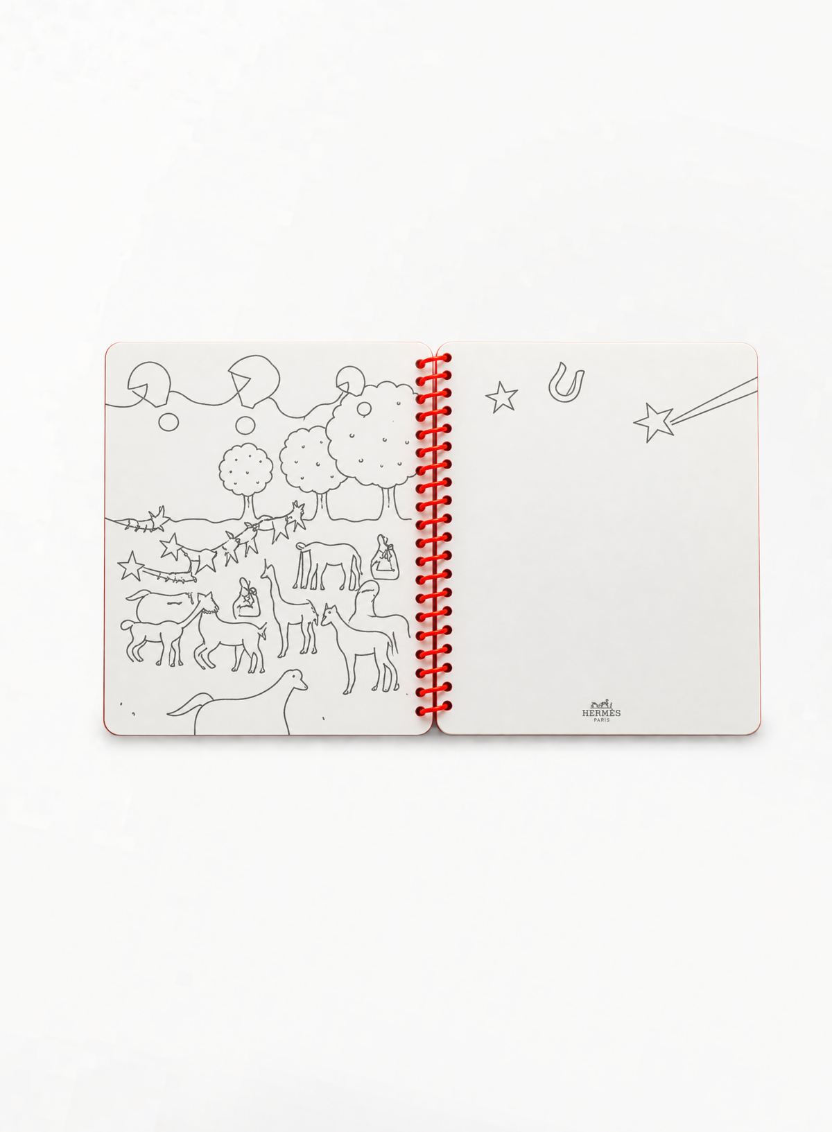 HERMÈS Le Monde d’Hermès Playful ბლოკნოტი – შანხაის ედიცია (ულტრა ლიმიტირებული, ნარინჯისფერი)