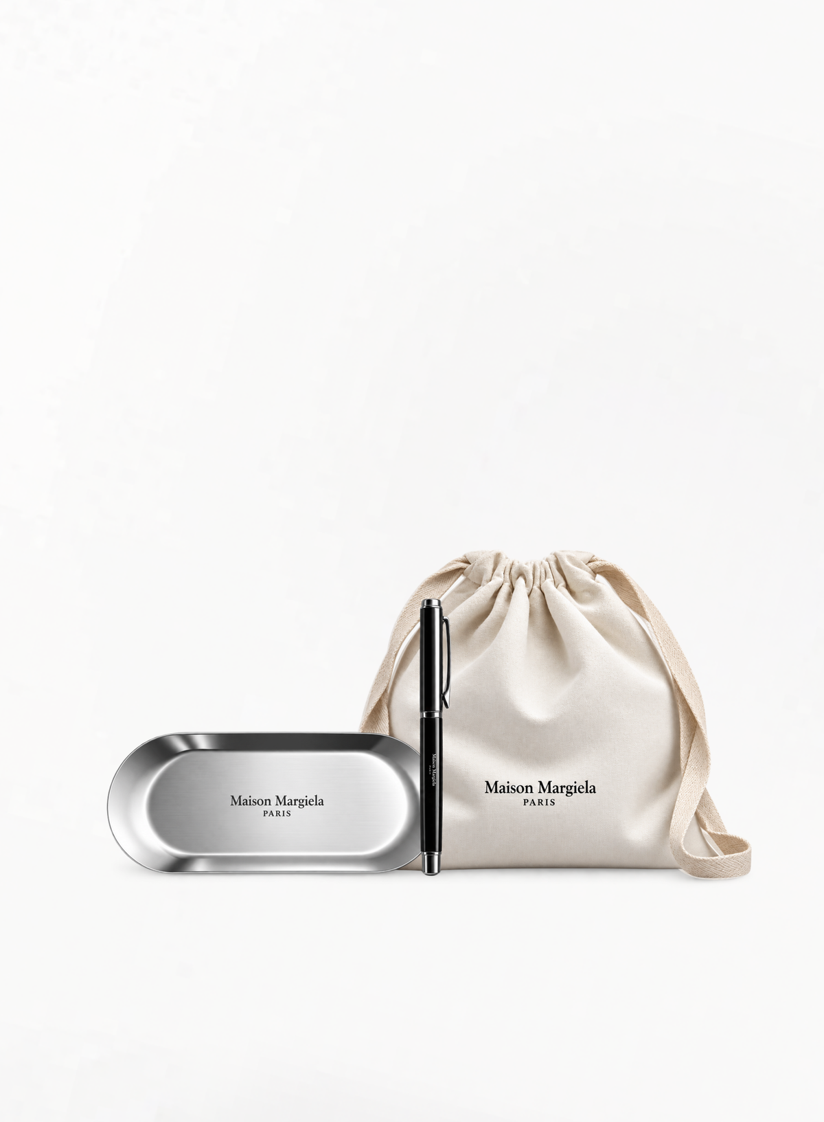 MAISON MARGIELA Paperweight And Black Pen Limited Edition with Golden Gift Box