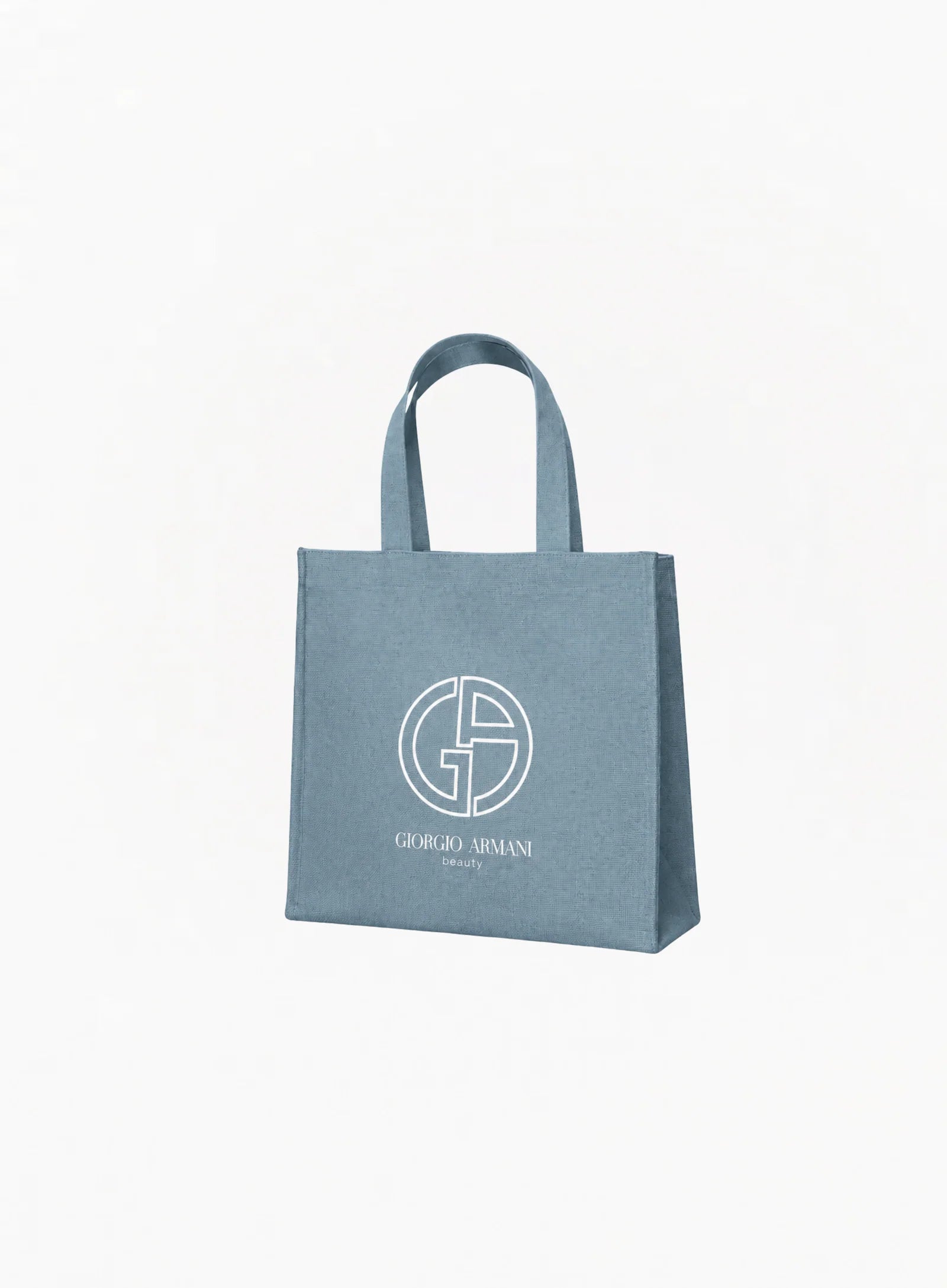 GIORGIO ARMANI Sky Blue Tote Bag 35x40cm