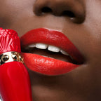 CHRISTIAN LOUBOUTIN Lipstick Case (Yellow/Pink) + Iconic Refill