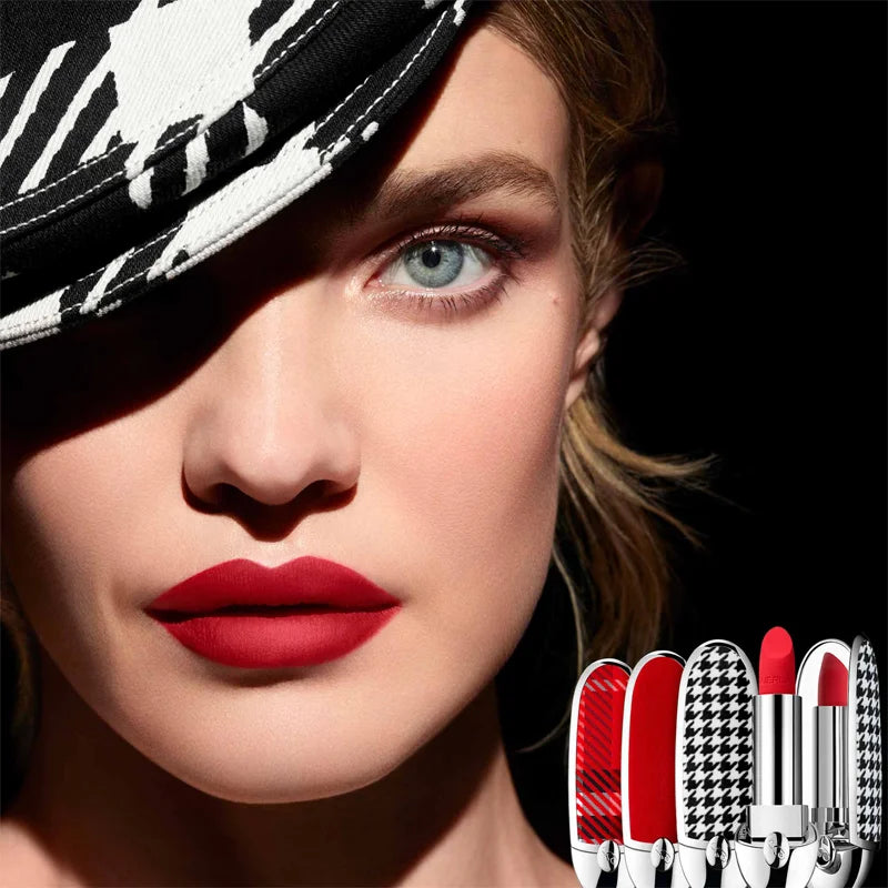 Guerlain Rouge G Lipstick Case Pied de Poule