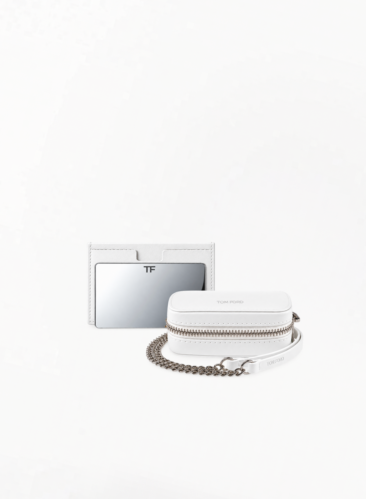 TOM FORD ლიმიტირებული სარკე და ტუჩსაცხის ჩანთა 10x3.5x4.5სმ