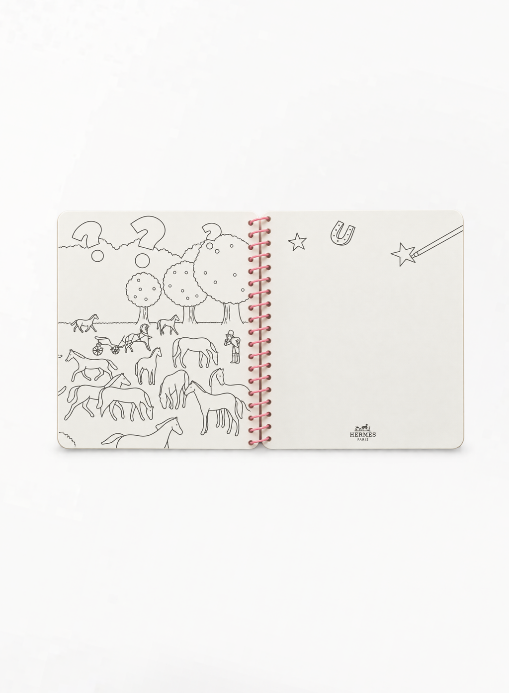 HERMÈS Le Monde d’Hermès Playful Notebook Ultra Limited Edition Pink