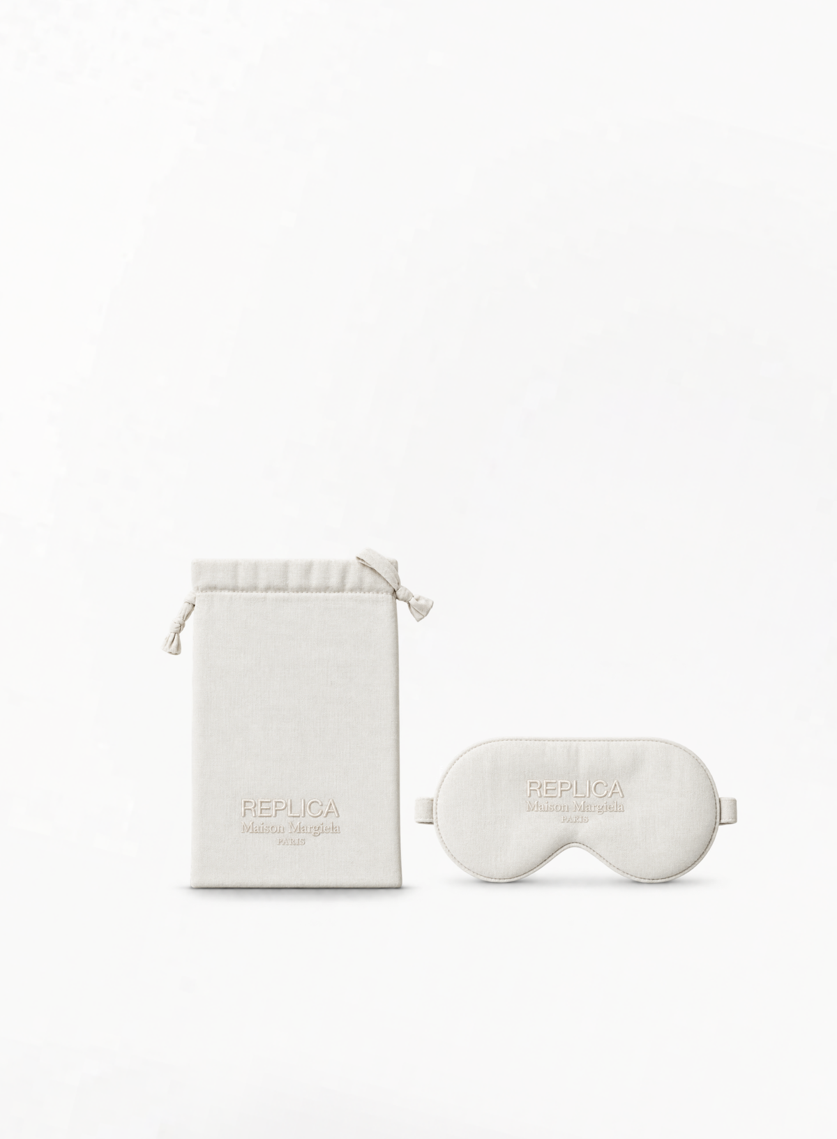 MAISON MARGIELA REPLICA სამოგზაურო ნაკრები – საძილე ნიღაბი და შესანახი ჩანთა