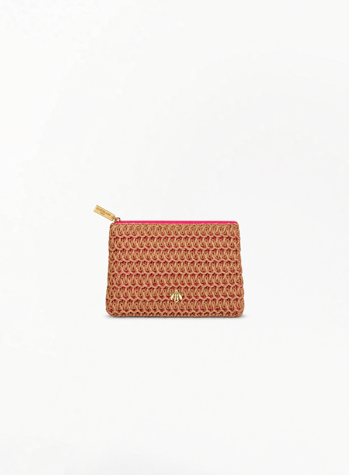 GUERLAIN Limited Edition Summer Woven Pouch 14x17cm