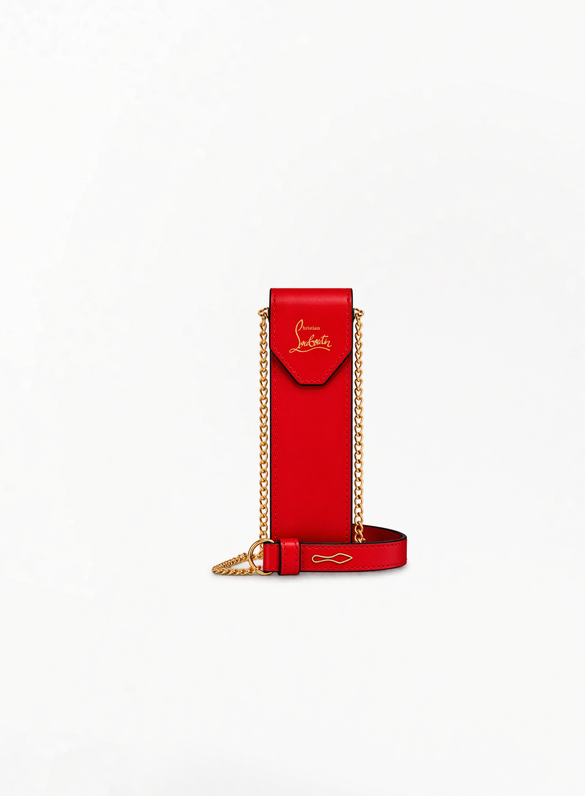 CHRISTIAN LOUBOUTIN Lipstick Bag Matte 15x4x3.5cm