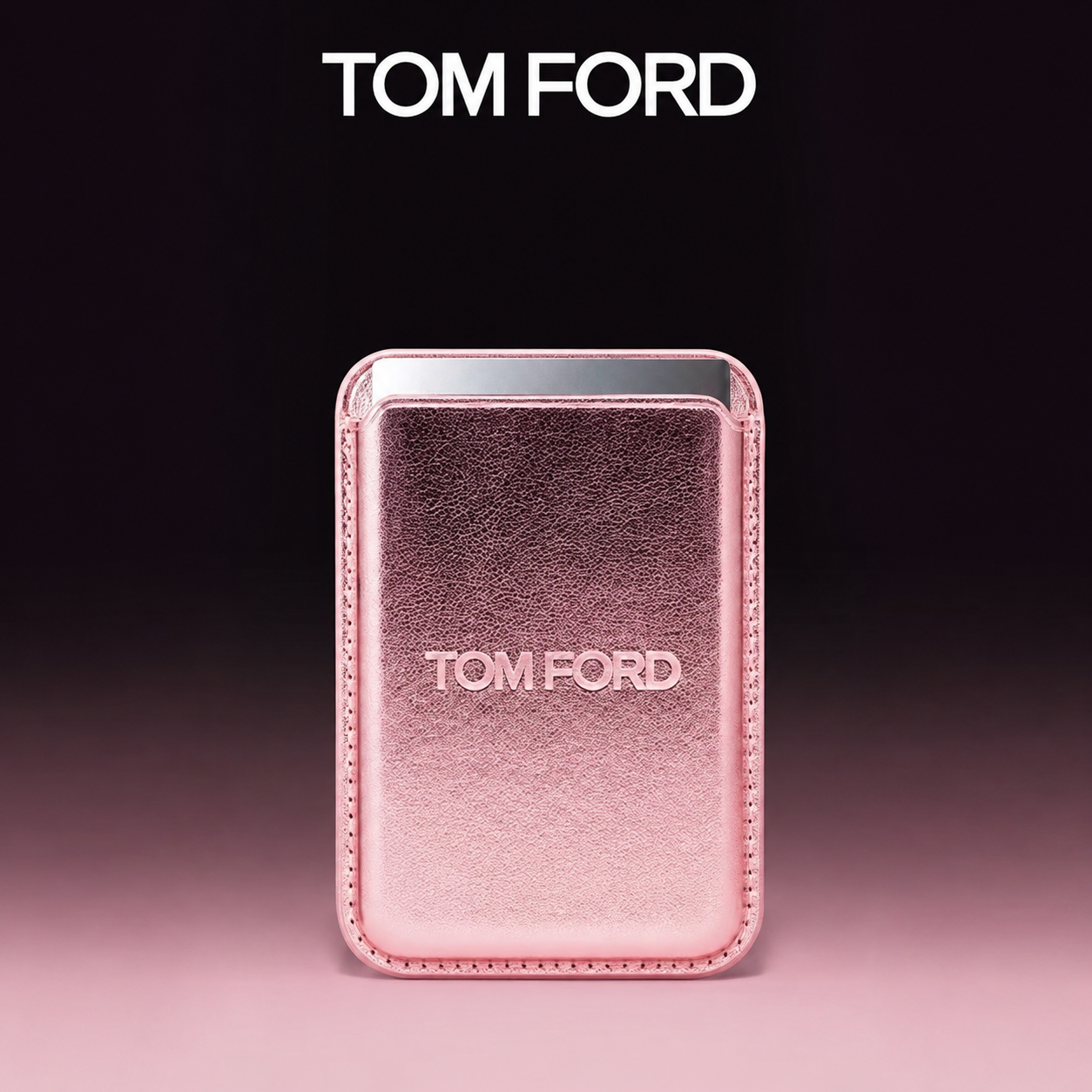 TOM FORD  ტელეფონის მაგნიტური ბარათის ჰოლდერი 