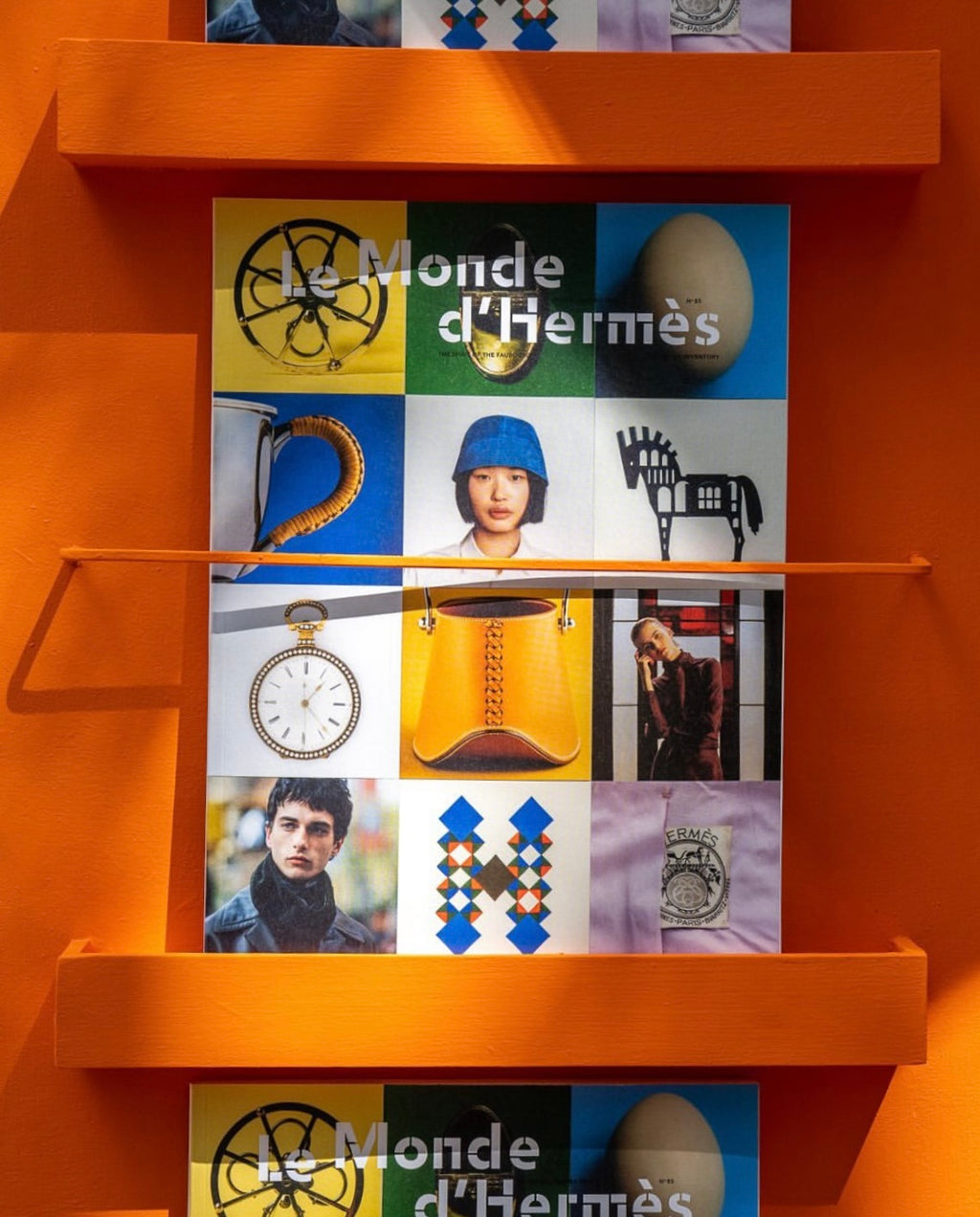 Hermès ლიმიტირებული ჩანთა შანხაიდან Le Monde d’Hermès ჟურნალით – კოლექციური ვერსია