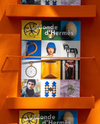 HERMÈS ლიმიტირებული ჩანთა შანხაიდან Le Monde d’Hermès ჟურნალით – კოლექციური ვერსია (2024) 26x30სმ