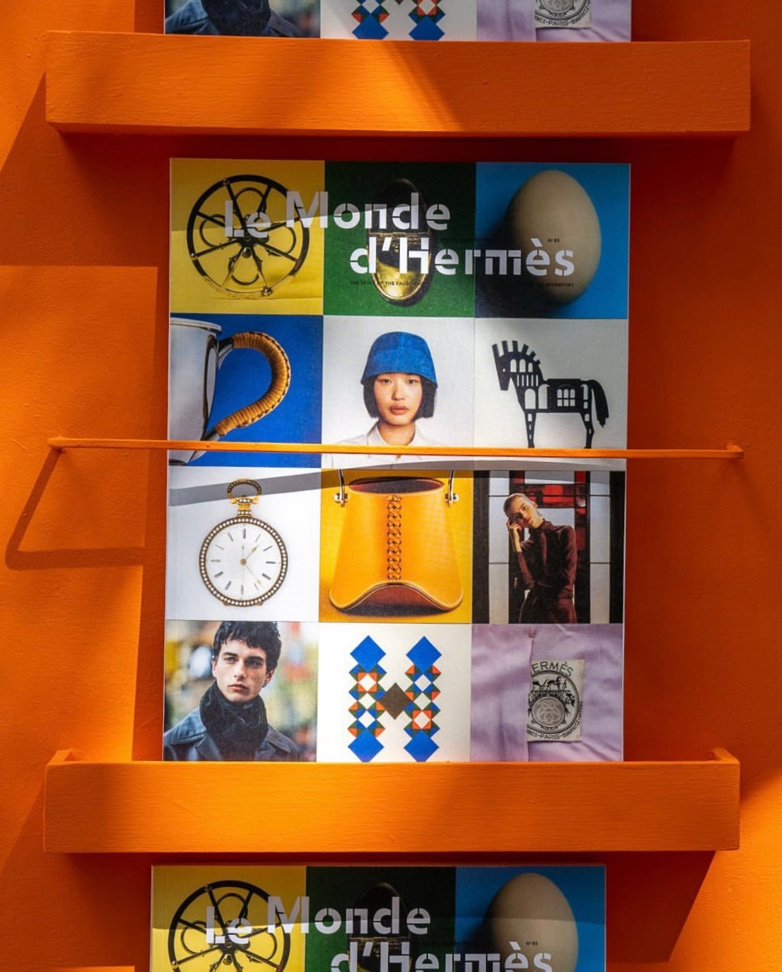 Hermès ლიმიტირებული ჩანთა შანხაიდან Le Monde d’Hermès ჟურნალით – კოლექციური ვერსია