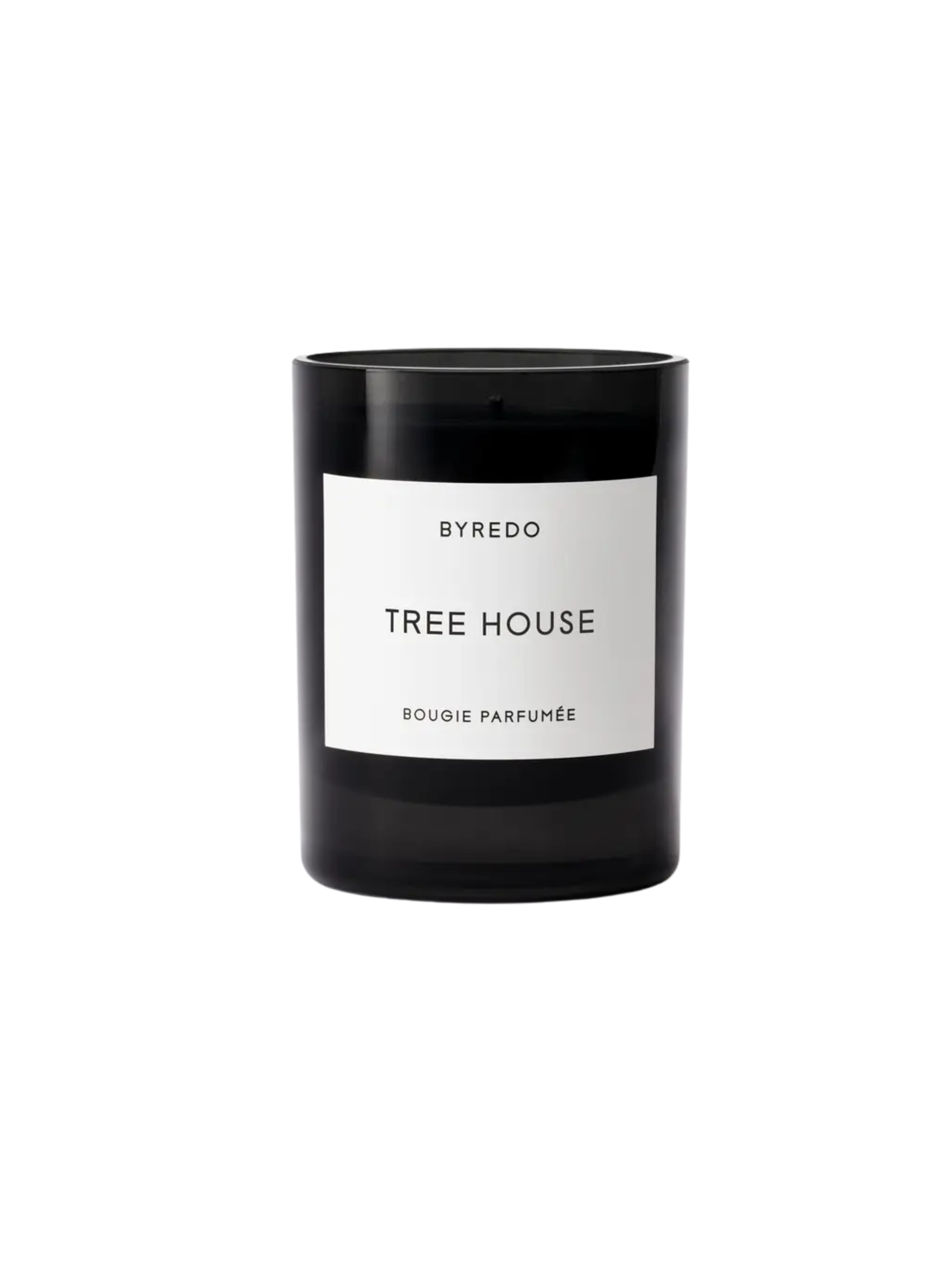 Byredo Tree House candle on a white background