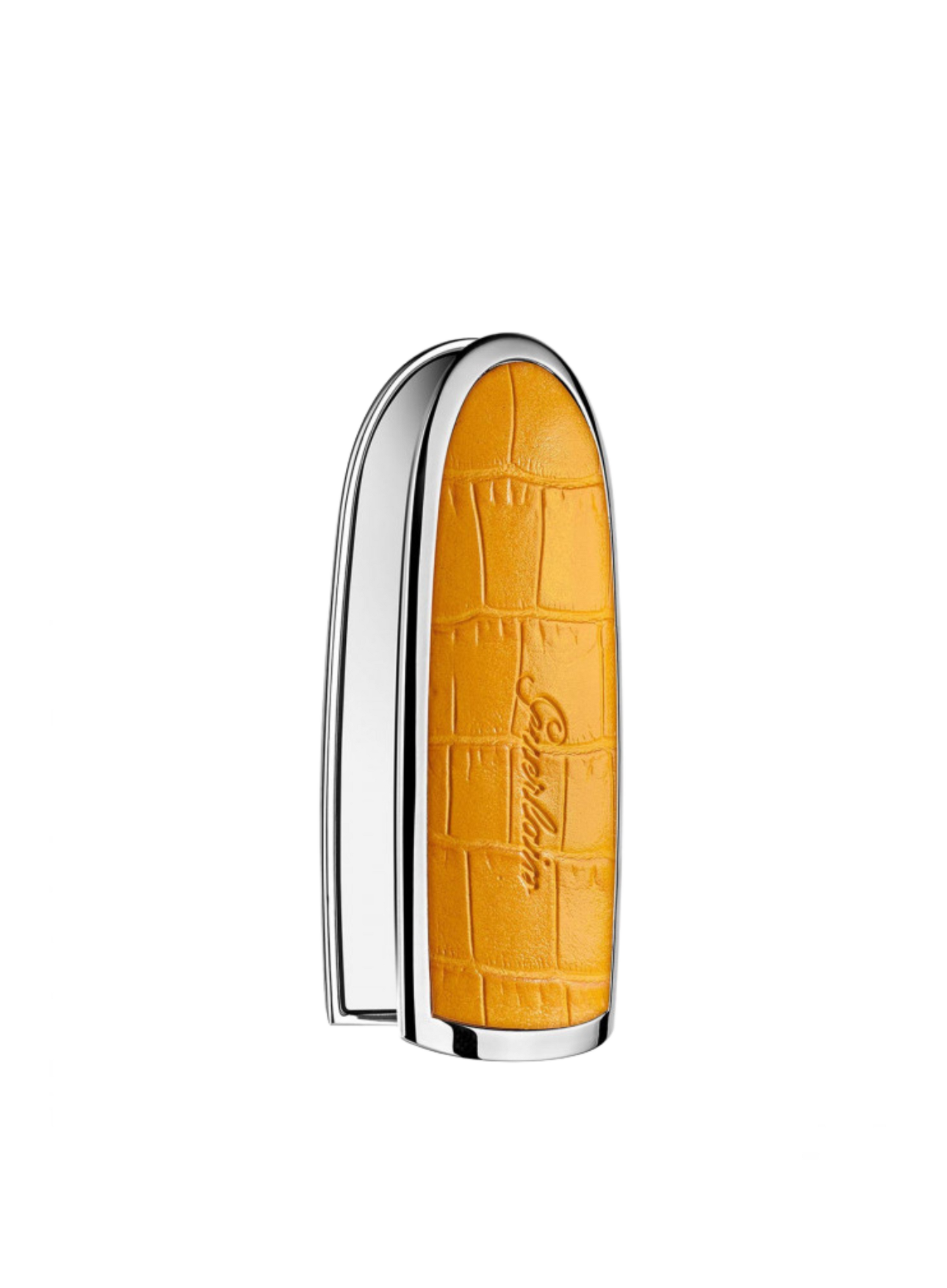 Guerlain Rouge G Lipstick Case – yellow crocodile pattern refillable lipstick case
