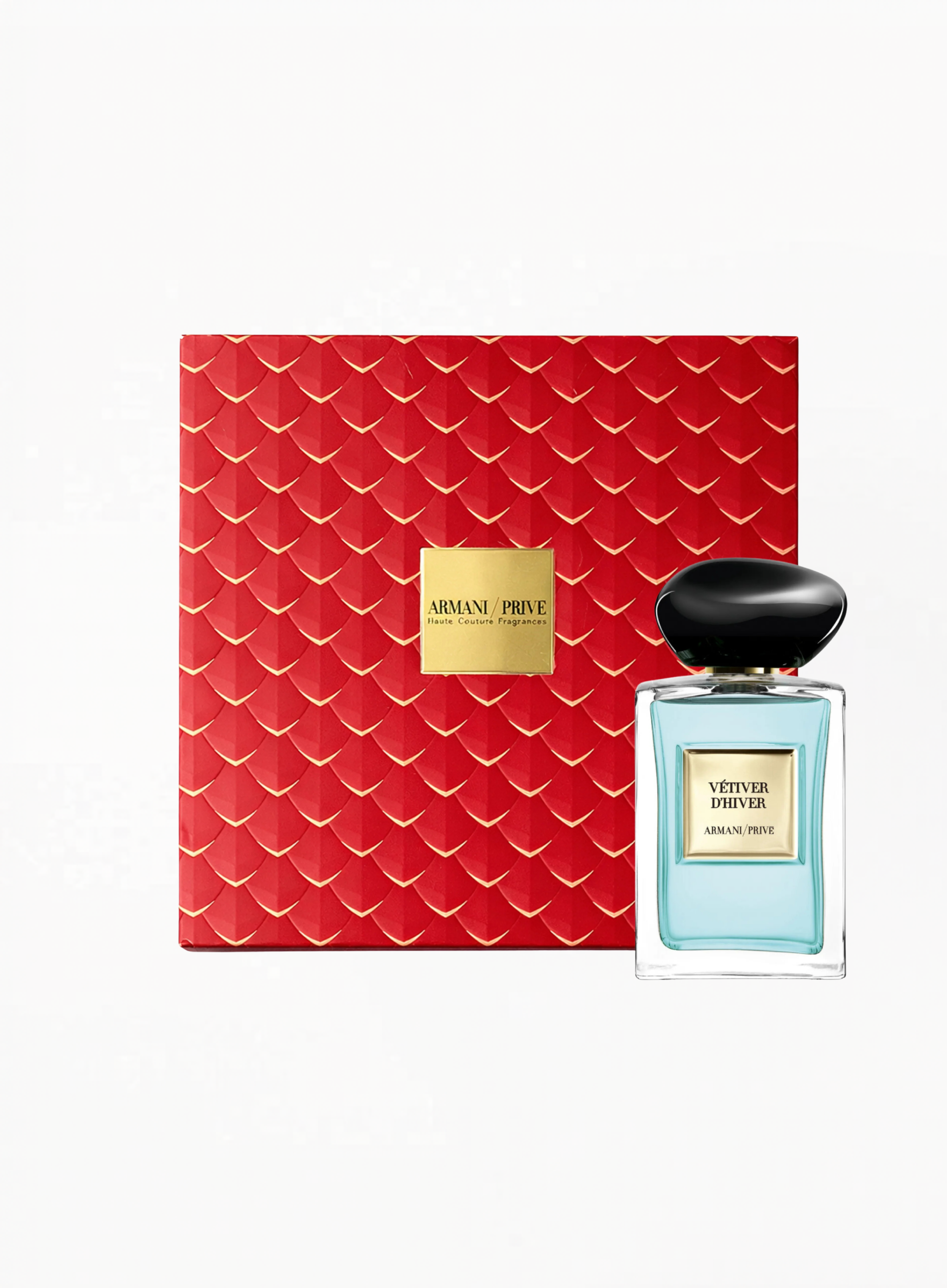 ARMANI/PRIVÉ Vétiver d’Hiver 50ML Limited Edition Gift Box with luxury fragrance bottle and premium presentation packaging, authentic niche perfume set available at Exquisite.