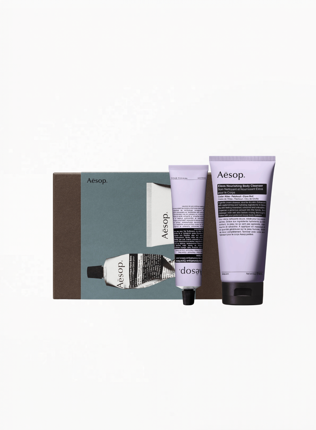 Aesop Shower Room Serenades Duo gift set with body care essentials, luxury bath and body collection by Aesop available at Exquisite.