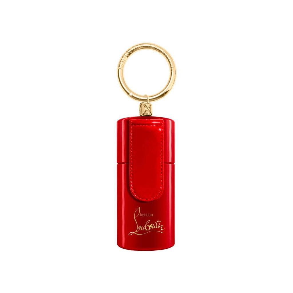Christian Louboutin Rouge Velvet Matte On-The-Go Lipstick 001M With Red Case