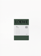 Authentic LOEWE Limited Edition Green Notebook 21x15cm in textured green finish with embossed logo detail — luxury collectible stationery available at Exquisite.