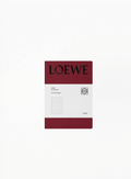 Authentic LOEWE Limited Edition Red Notebook 21x15cm in rich red finish with embossed logo detail — luxury collectible stationery available at Exquisite.