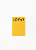 Authentic LOEWE Limited Edition Yellow Notebook 21x15cm in vibrant yellow finish with embossed logo detail — luxury collectible stationery available at Exquisite.