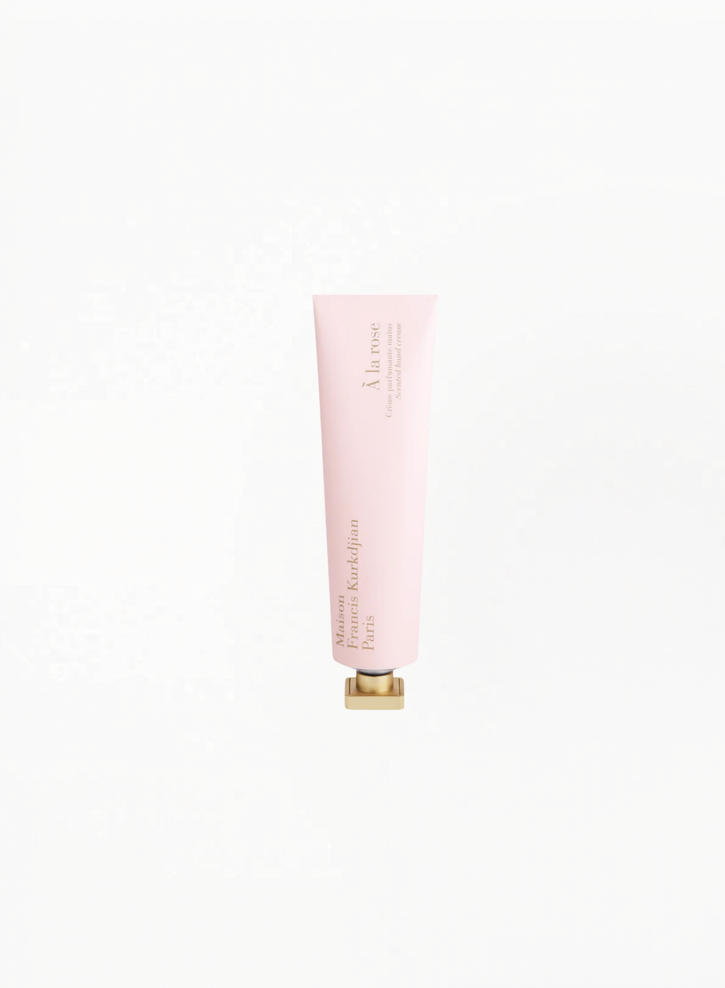Authentic Maison Francis Kurkdjian À La Rose Scented Hand Cream 70ML — a luxury hand cream infused with delicate rose notes for elegant daily care, available at Exquisite.