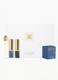 Authentic Maison Francis Kurkdjian Set featuring OUD Satin Mood 5ML, 724 5ML, 724 11ML, and 724 Scented Candle 30G — a luxury fragrance discovery and collectible gift set, available at Exquisite.