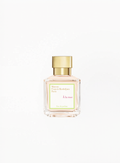 Authentic Maison Francis Kurkdjian À la rose Eau de Parfum 70ML — a refined floral fragrance with fresh rose, violet, and citrus notes, presented in an elegant collectible bottle, available at Exquisite.