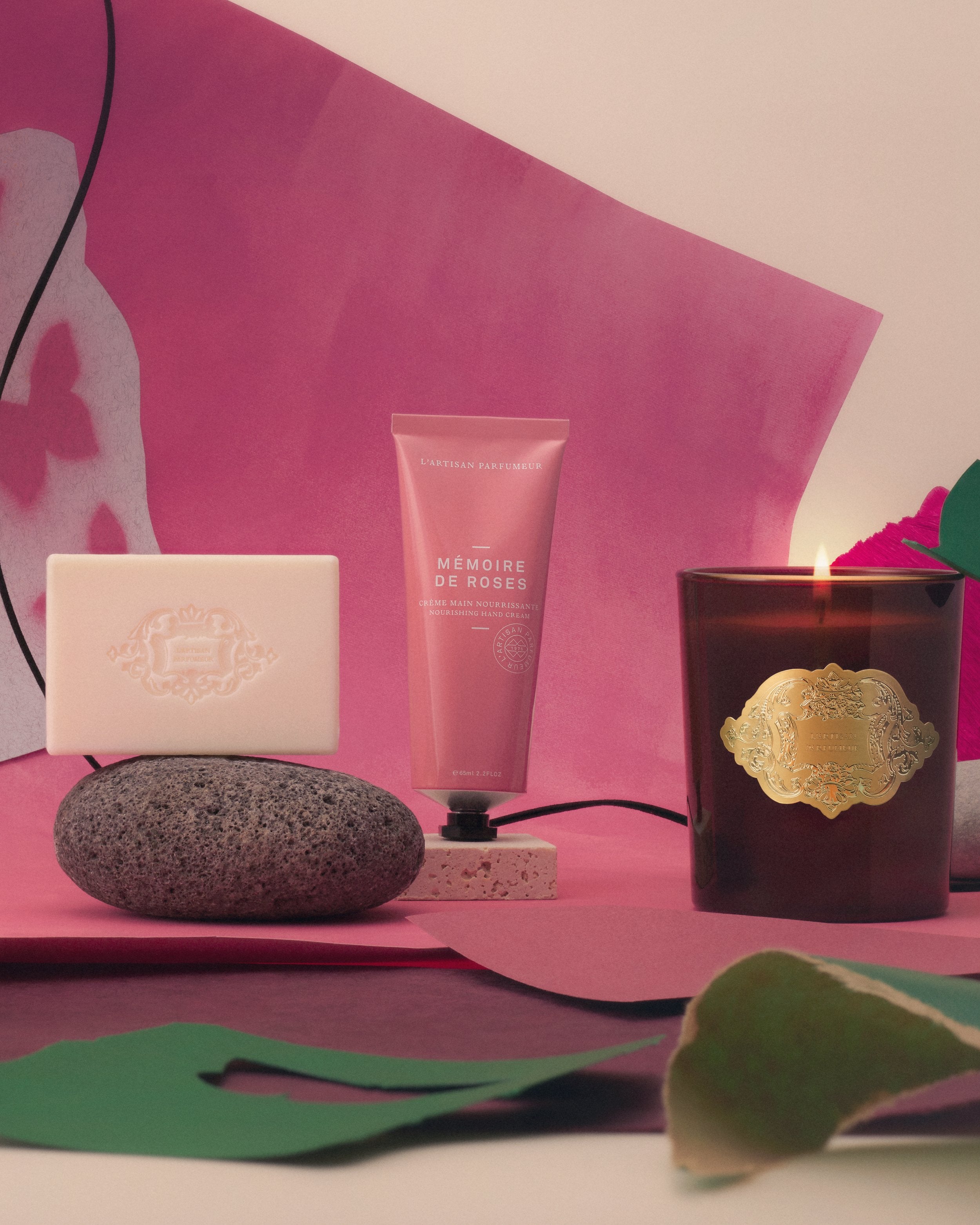 L'Artisan Parfumeur Mémoire de Roses Hand Cream 50ML And Body Bar