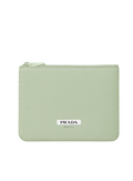 Prada Beauty Limited Edition Mint Green Pouch 21x16cm