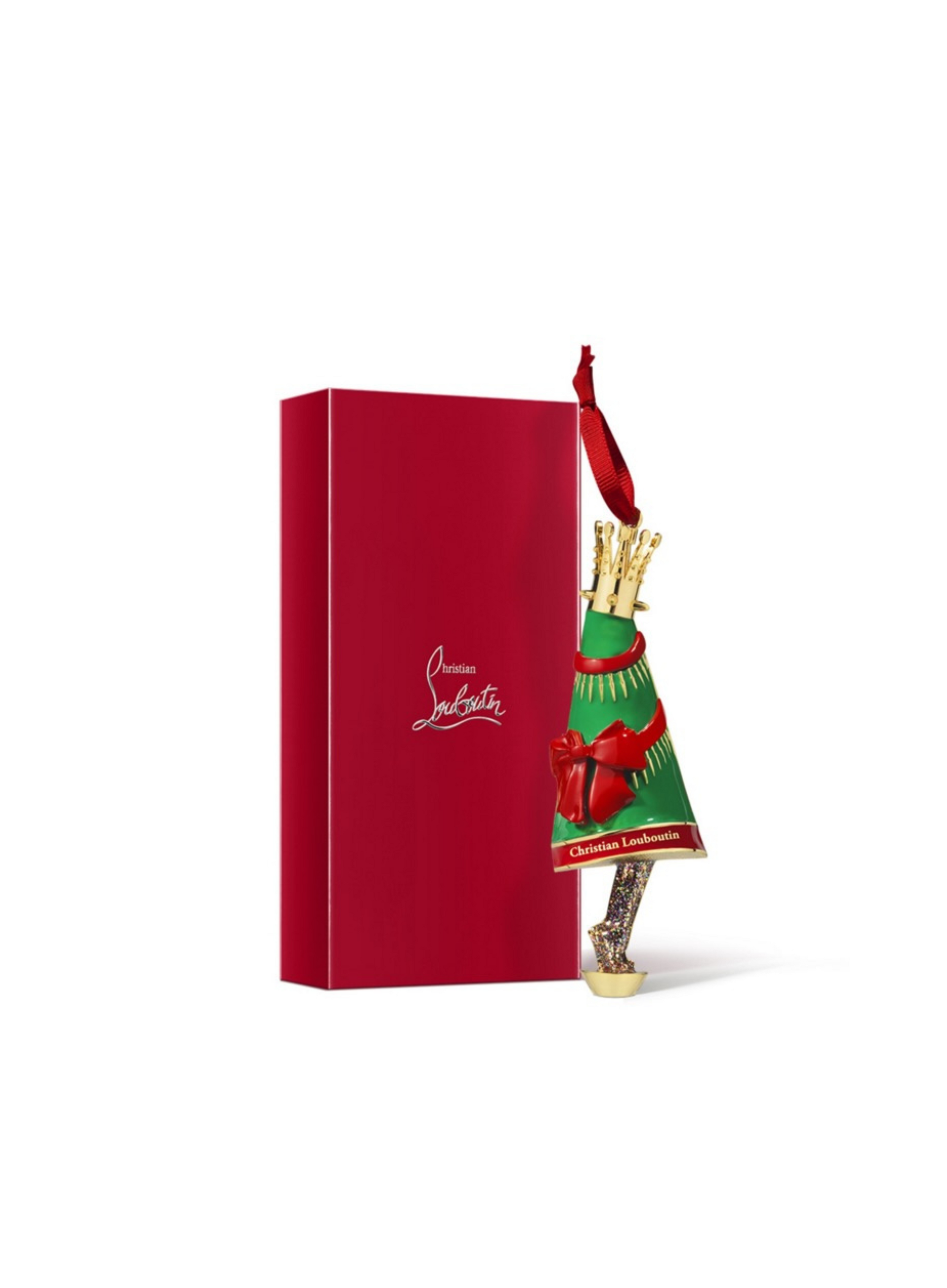 Christian Louboutin Limited Edition საახალწლო ნაძვის ხის სათამაშო