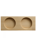 Loewe Soap Bottle Holder – Wooden Double Slot