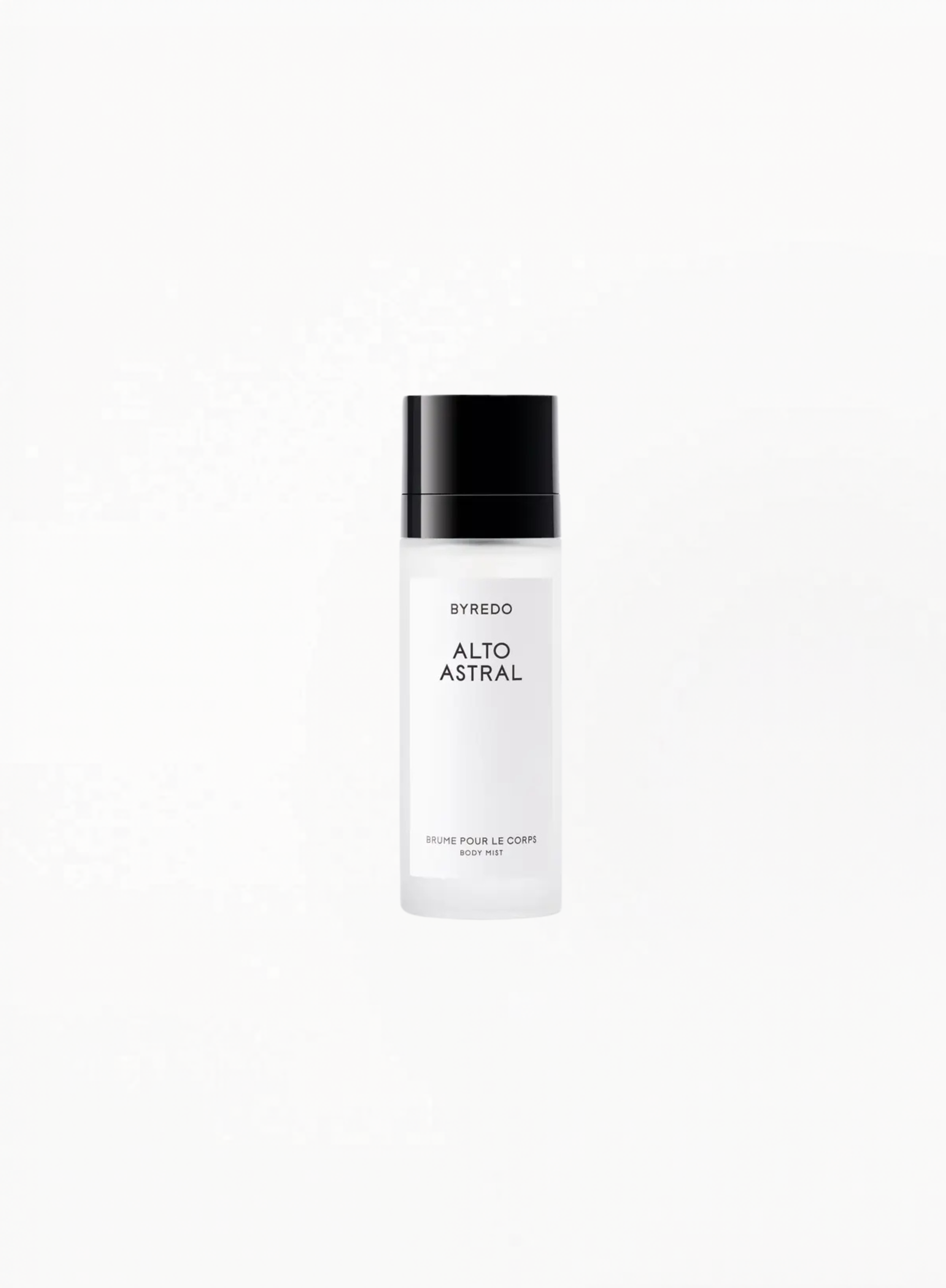 BYREDO Alto Astral Body Mist in signature minimalist packaging on a clean background.