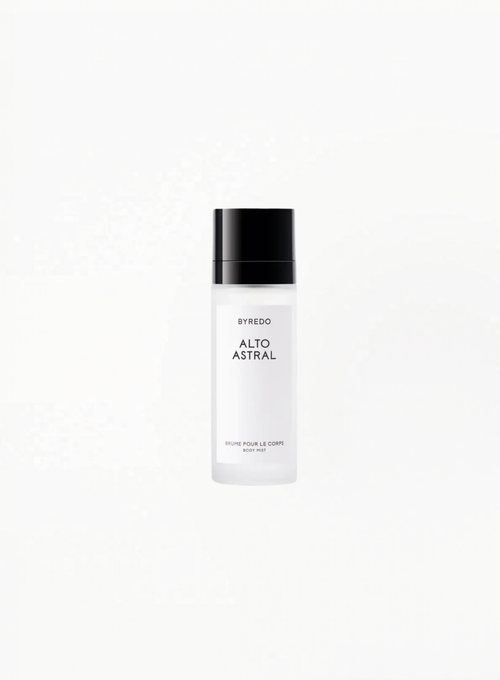 BYREDO Alto Astral Body Mist in signature minimalist packaging on a clean background.
