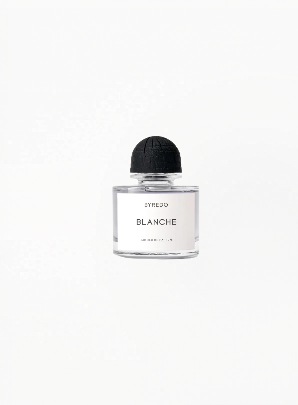 BYREDO Blanche Absolu de Parfum 100ML bottle displayed in elegant minimal packaging, authentic luxury fragrance available at Exquisite.
