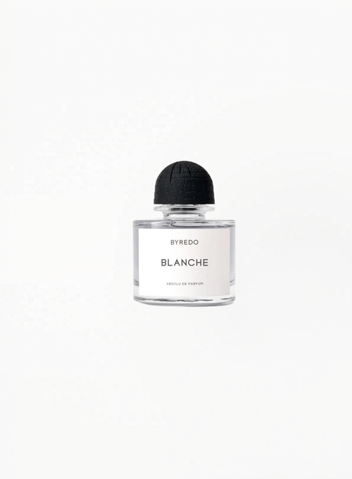 BYREDO Blanche Absolu de Parfum 100ML bottle displayed in elegant minimal packaging, authentic luxury fragrance available at Exquisite.