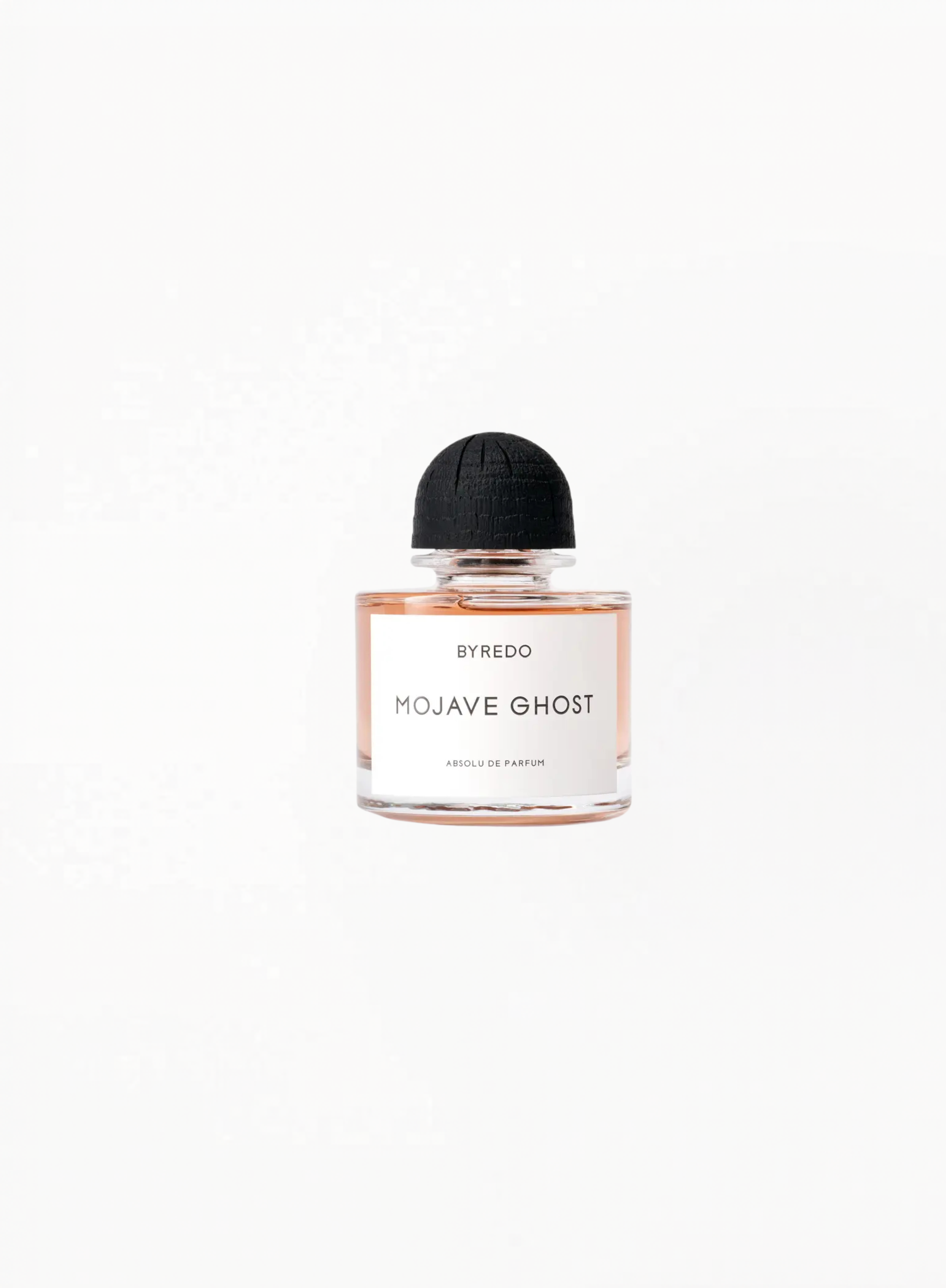 BYREDO Mojave Ghost Absolu de Parfum 100ML bottle with luxury packaging and campaign imagery, authentic fragrance available at Exquisite.