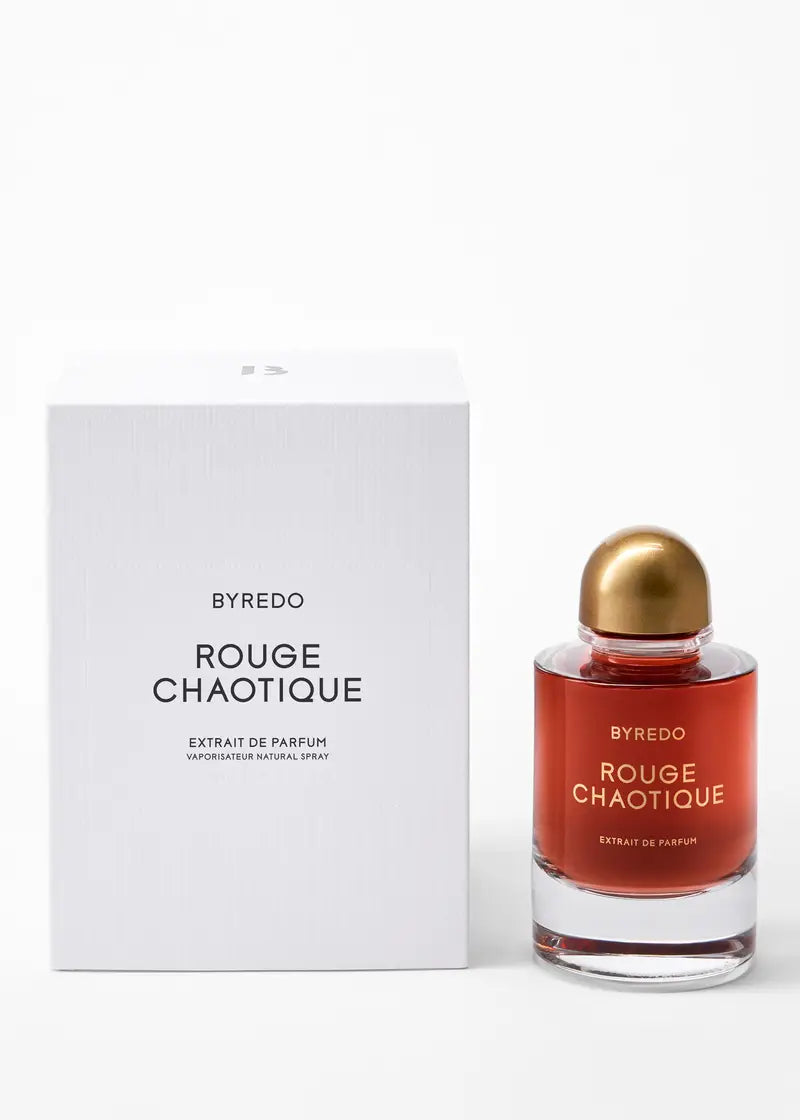 Byredo Rouge Chaotique perfume bottle and packaging on a white background