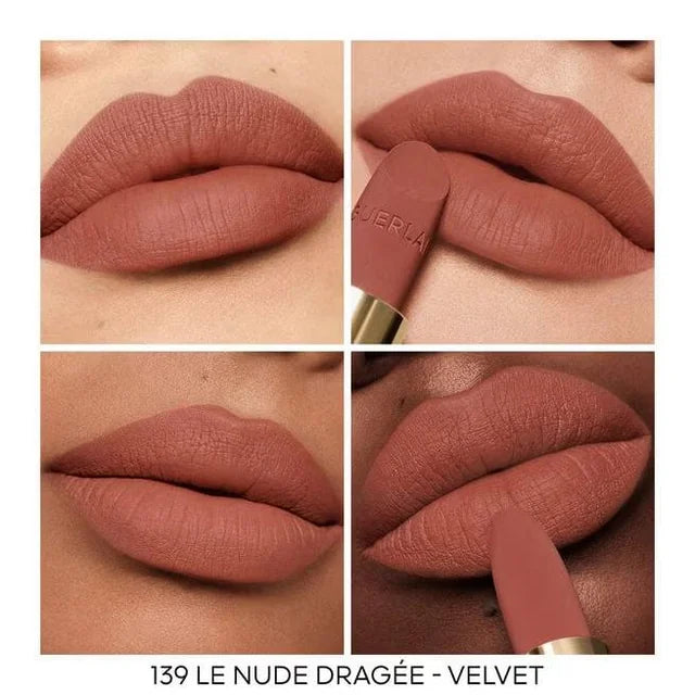 Guerlain Rouge G Velvet ტუჩსაცხი 139 – Le Nude Dragée