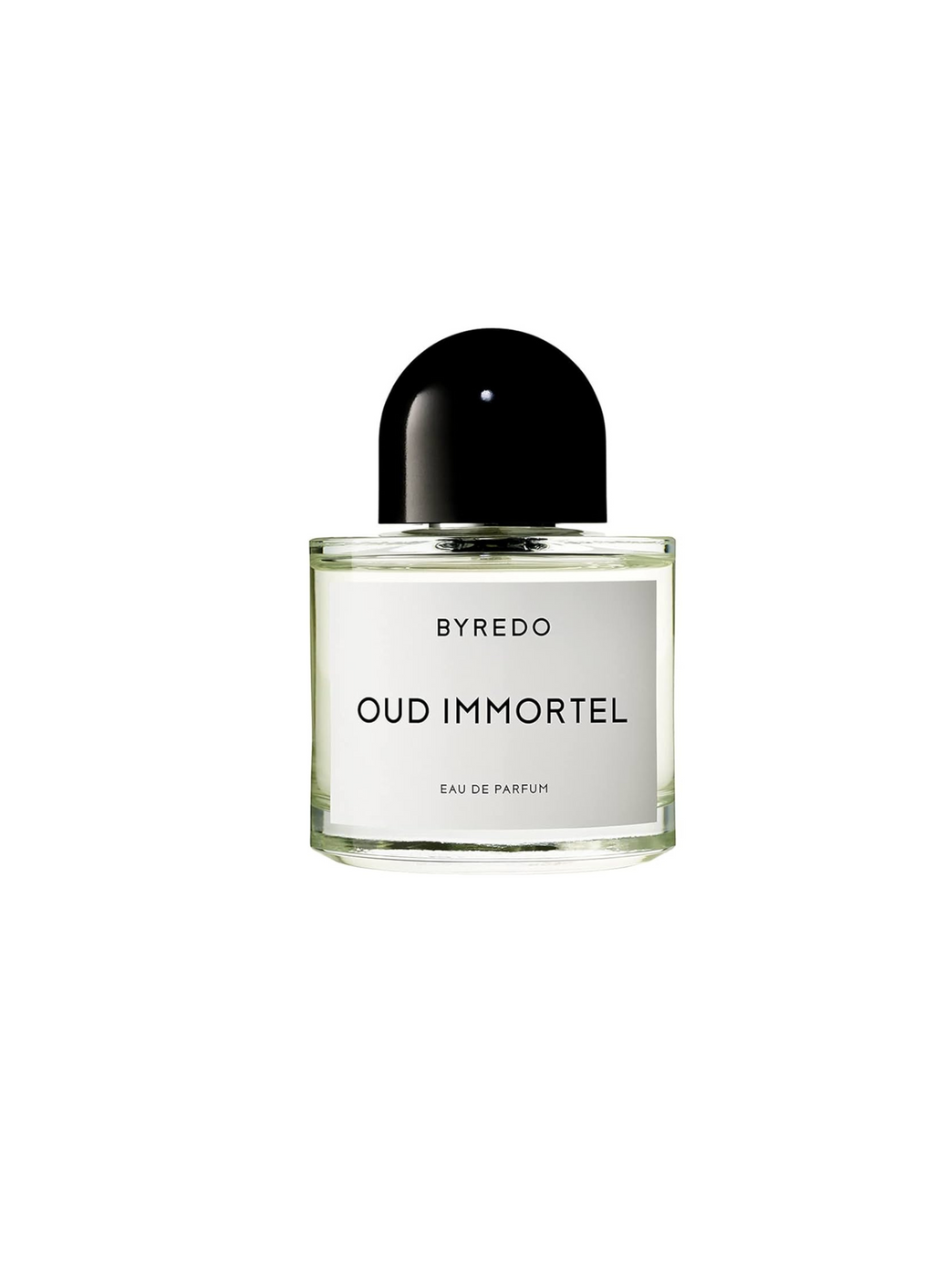 Byredo Oud Immortel perfume bottle on a white background