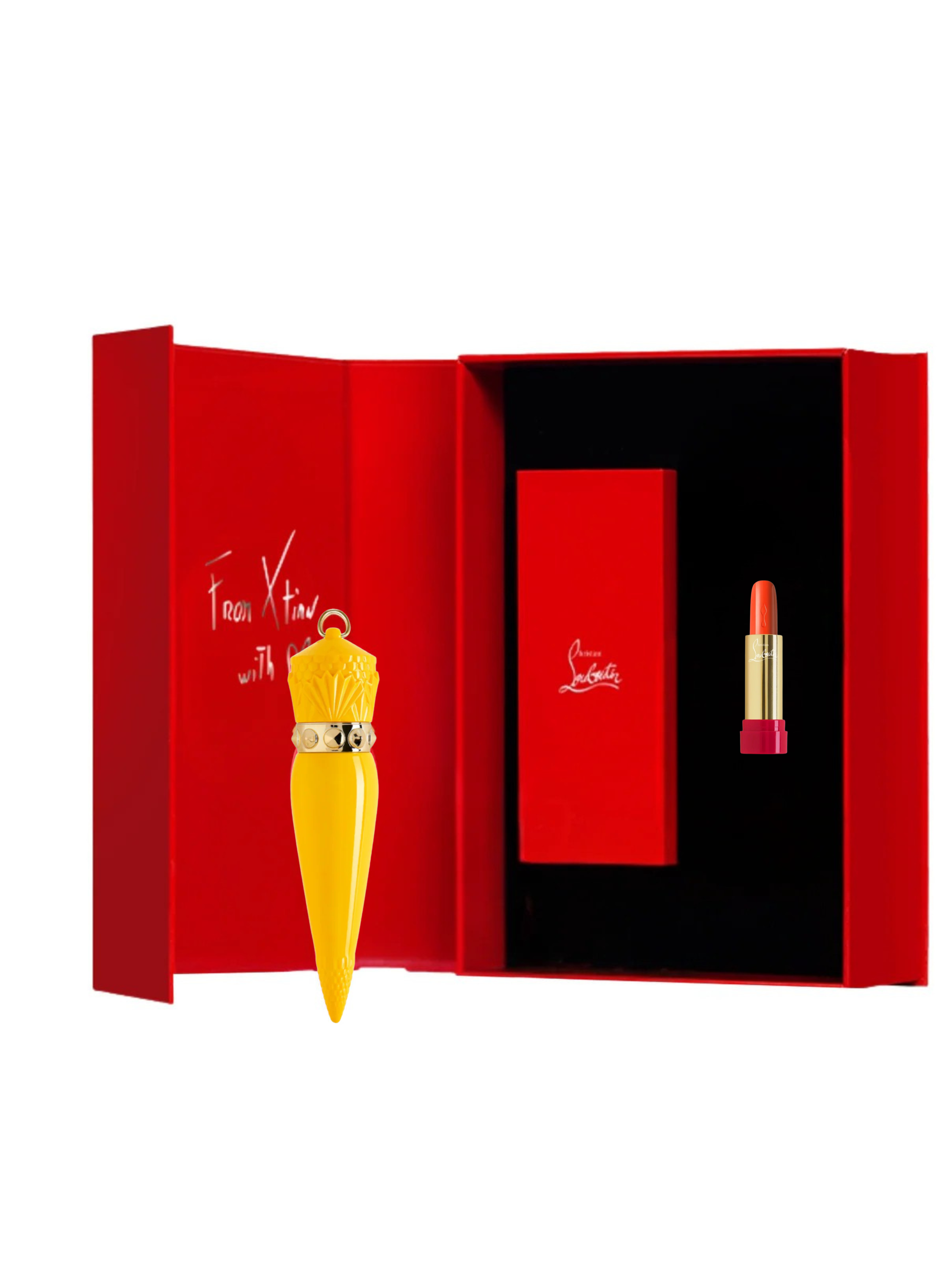 Christian Louboutin Rouge Louboutin SooooO… Glow - Lipstick refill And Yellow Case Rouge Louboutin 009G